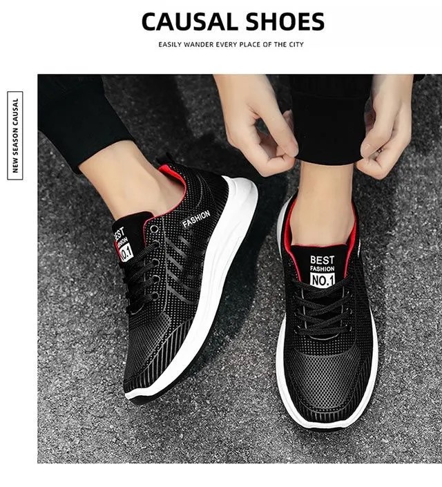 FEELING 2021 new breathable men&apos;s shoes casual shoes fashion sports shoes