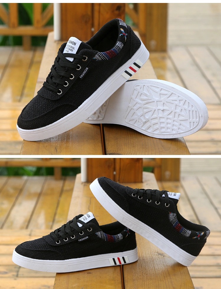 FEELING 2021 men&apos;s shoes trend canvas shoes breathable casual shoes linen shoes sports shoes