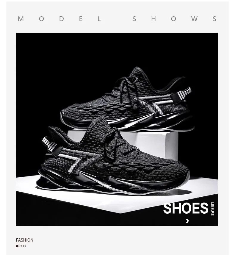 FEELING 2021 fashion men&apos;s shoes running shoes mesh breathable soft-soled sports shoes