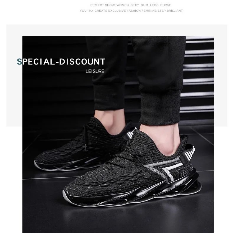 FEELING 2021 fashion men&apos;s shoes running shoes mesh breathable soft-soled sports shoes
