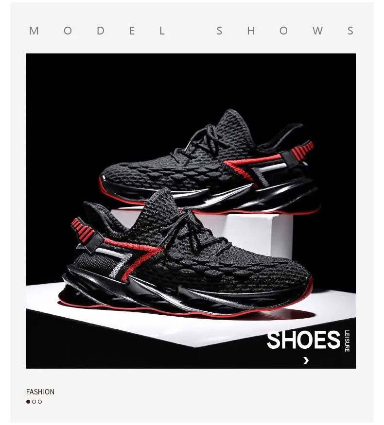 FEELING 2021 fashion men&apos;s shoes running shoes mesh breathable soft-soled sports shoes