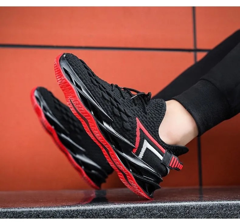 FEELING 2021 fashion men&apos;s shoes running shoes mesh breathable soft-soled sports shoes