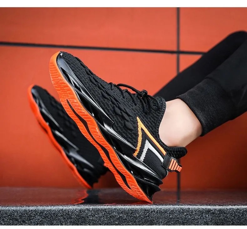 FEELING 2021 fashion men&apos;s shoes running shoes mesh breathable soft-soled sports shoes