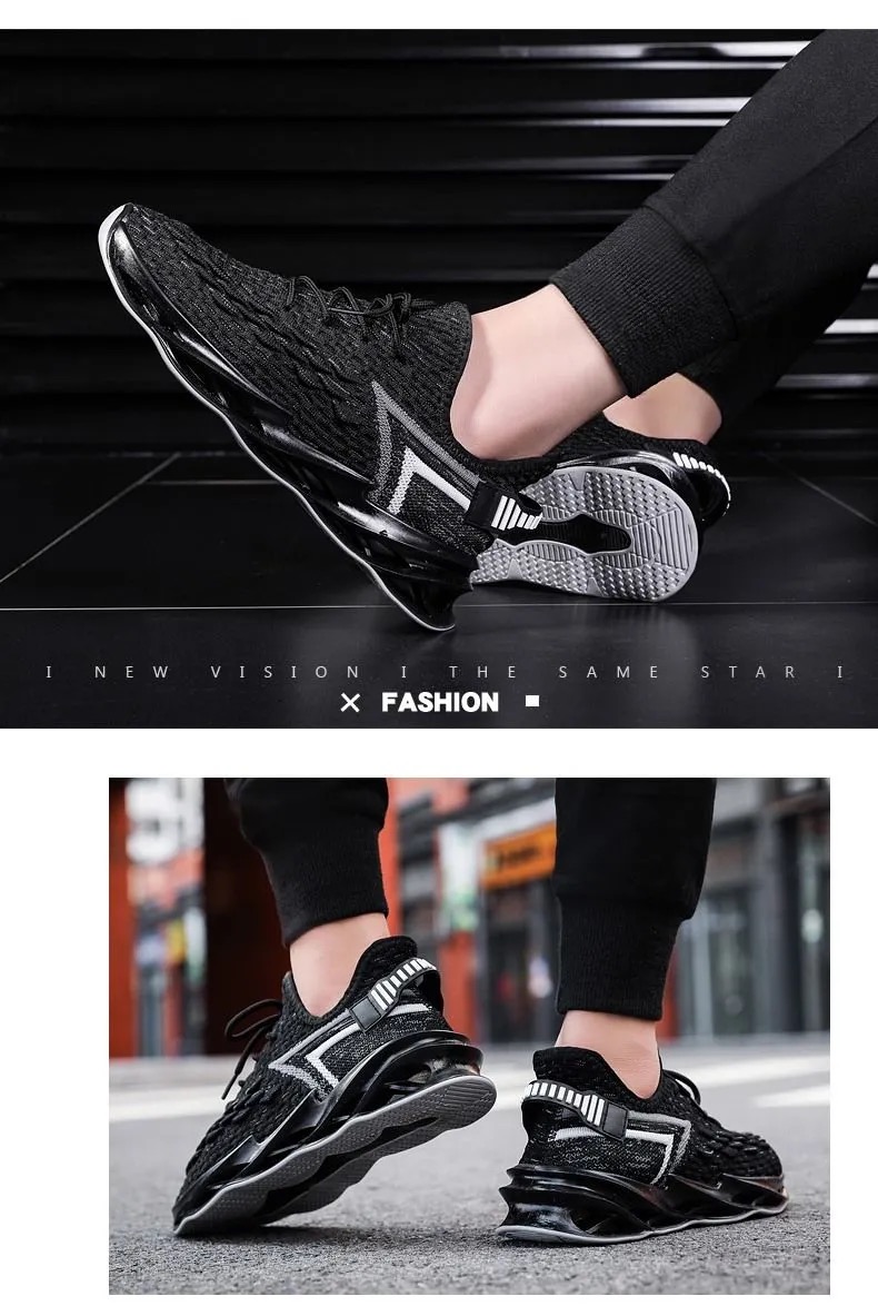 FEELING 2021 fashion men&apos;s shoes running shoes mesh breathable soft-soled sports shoes