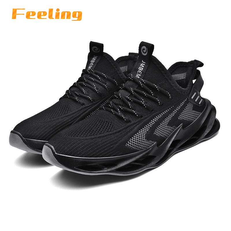 FEELNG fashion men&apos;s shoes 2021 breathable casual mesh sneakers out shoes