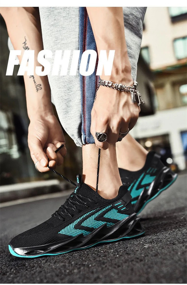 FEELNG fashion men&apos;s shoes 2021 breathable casual mesh sneakers out shoes