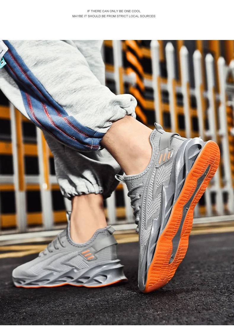 FEELNG fashion men&apos;s shoes 2021 breathable casual mesh sneakers out shoes