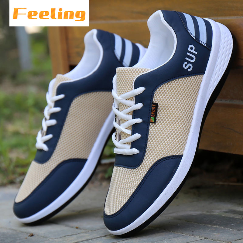 FEELING men&apos;s shoes sports shoes men&apos;s casual breathable shoes mesh shoes running shoes out shoes