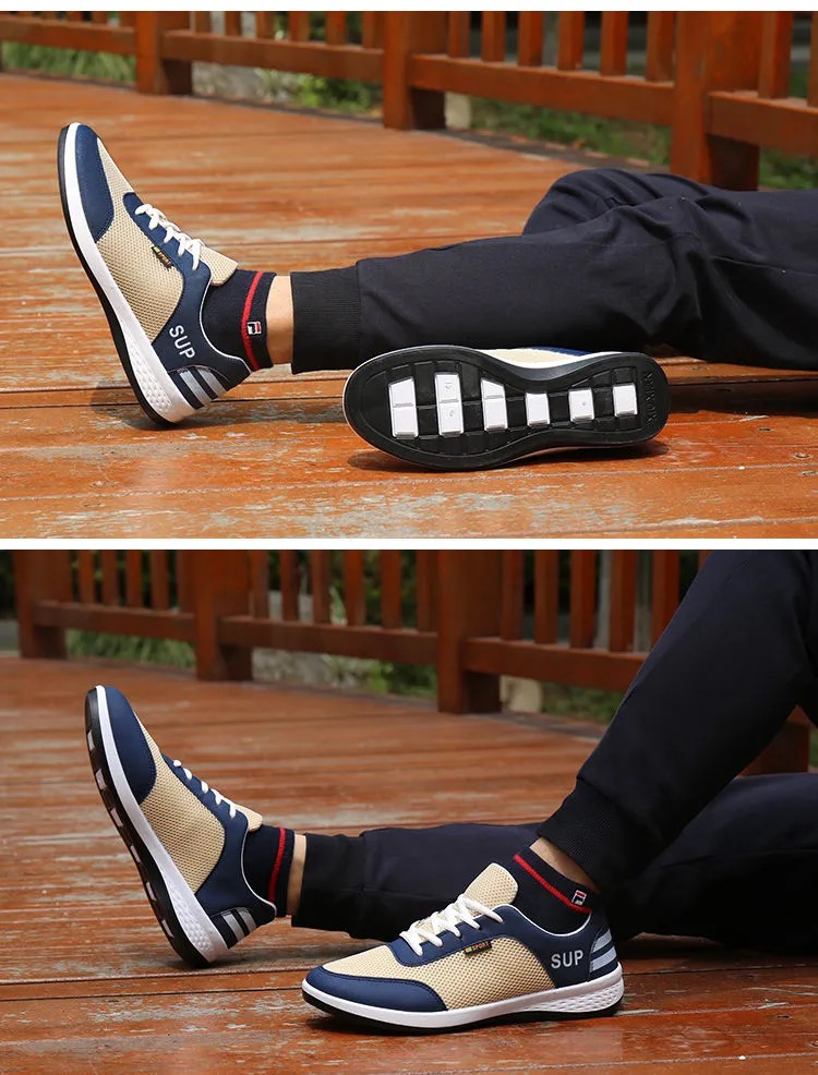 FEELING men&apos;s shoes sports shoes men&apos;s casual breathable shoes mesh shoes running shoes out shoes