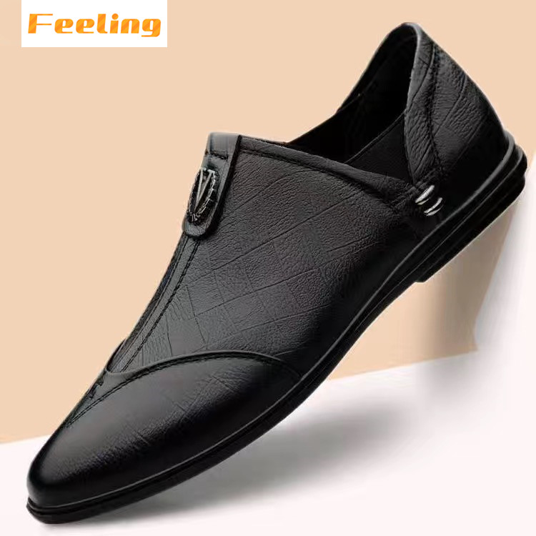 FEELING men&apos;s shoes leather shoes casual leather shoes men&apos;s Loafers &amp; Slip-Ons fashion men&apos;s shoes