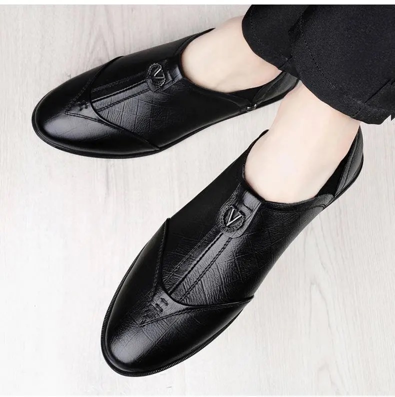FEELING men&apos;s shoes leather shoes casual leather shoes men&apos;s Loafers &amp; Slip-Ons fashion men&apos;s shoes