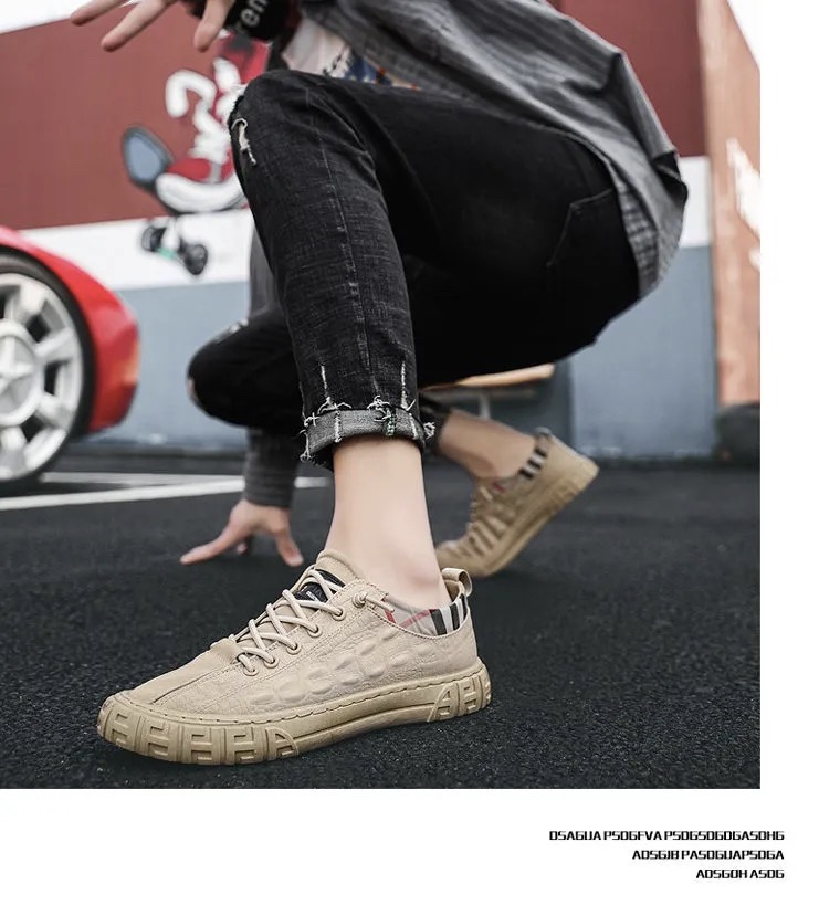 2021 men&apos;s shoes new breathable ice silk cloth casual sports shoes canvas shoes