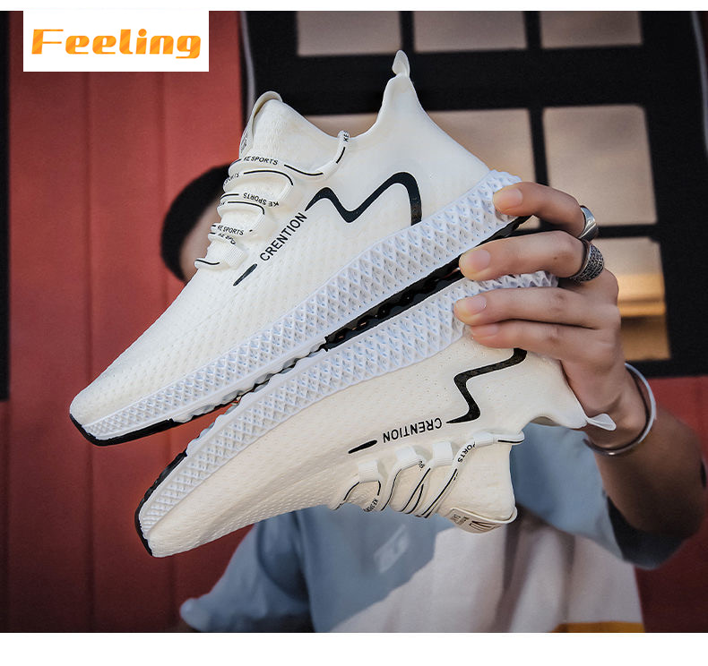 2021 new men&apos;s running shoes shock absorption mesh breathable casual shoes men&apos;s sports shoes