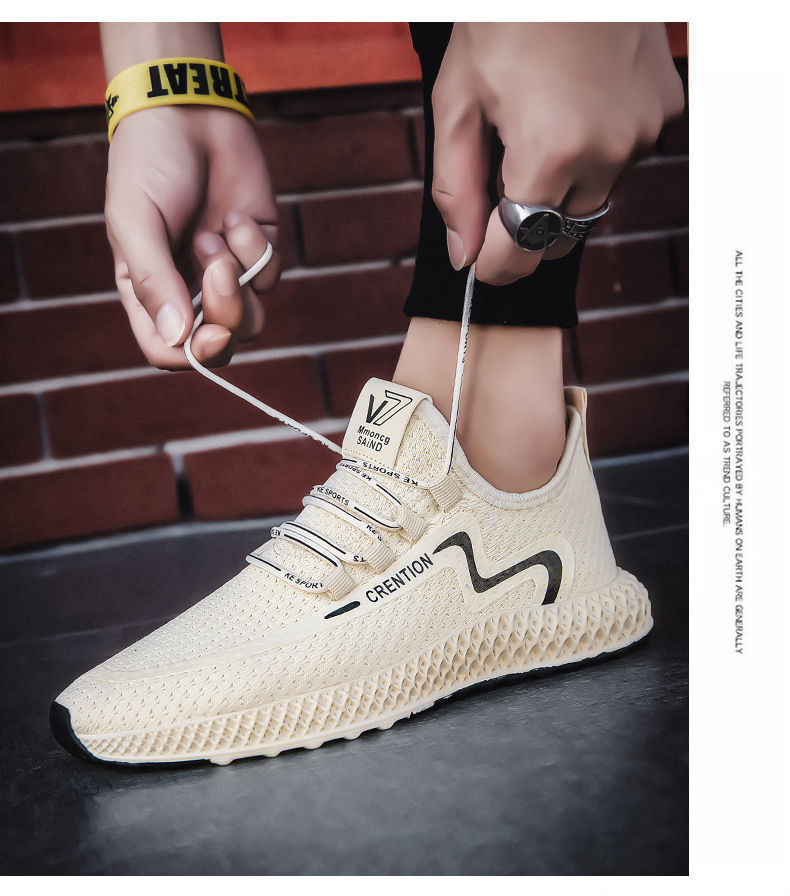 2021 new men&apos;s running shoes shock absorption mesh breathable casual shoes men&apos;s sports shoes