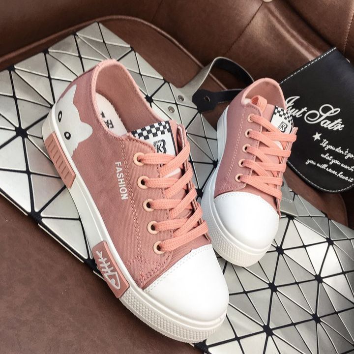FEELING new women&apos;s shoes canvas shoes students shoes fashion sports shoes ladies shoes