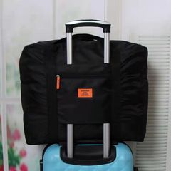 Portable Traveller Bag Unisex Large Capacity Hand Luggage Business Trip Traveling Bags WaterProof Black