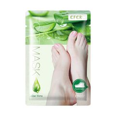 Aloe Vera Foot Peeling Mask Exfoliating Heels Calluses Remove Foot Patches Dead Skin Remover Pedicure Socks Foot Care Tool Foot Spa1Pair White Net Weight: 38g