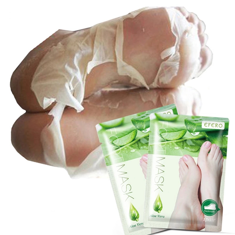 Aloe Vera Foot Peeling Mask Exfoliating Heels Calluses Remove Foot Patches Dead Skin Remover Pedicure Socks Foot Care Tool Foot Spa1Pair