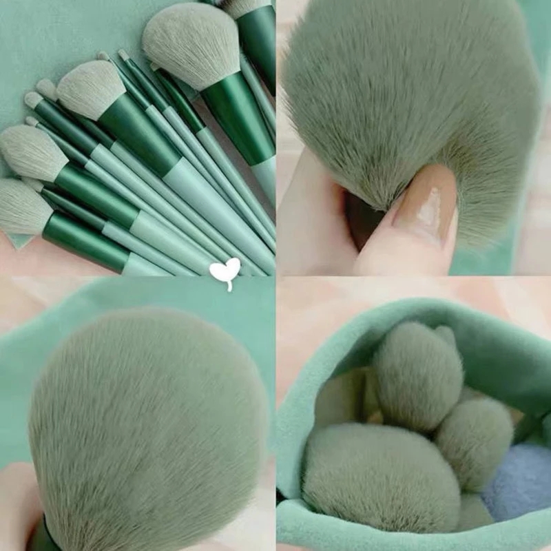 13Pcs Makeup Brushes Set Foundation  Powder Eyeshadow Concealer Blending Makeup brush set Beauty Tool with Bag New Arrival