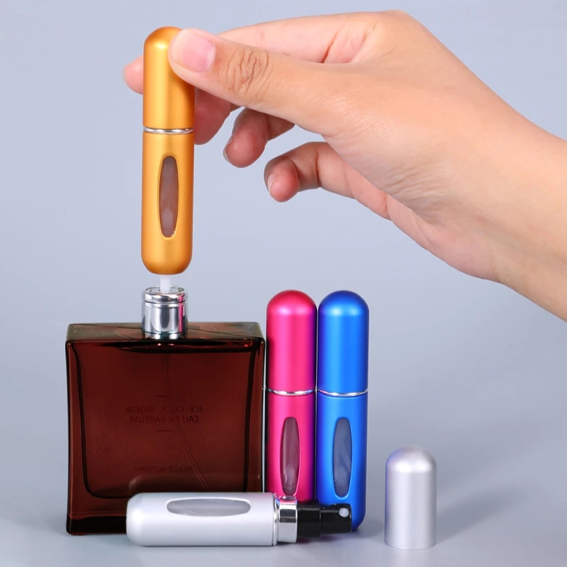 New Arrival Portable Mini Refillable Perfume Bottle With Spray Scent Pump Empty Cosmetic Containers Atomizer Bottle For Travel Tool