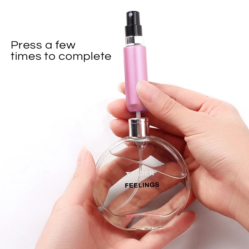 New Arrival Portable Mini Refillable Perfume Bottle With Spray Scent Pump Empty Cosmetic Containers Atomizer Bottle For Travel Tool