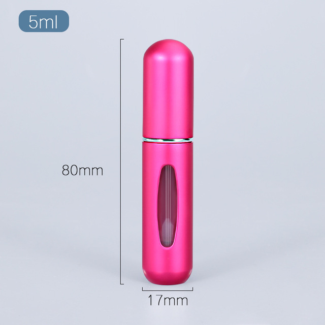 New Arrival Portable Mini Refillable Perfume Bottle With Spray Scent Pump Empty Cosmetic Containers Atomizer Bottle For Travel Tool