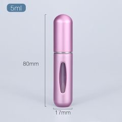 New Arrival Portable Mini Refillable Perfume Bottle With Spray Scent Pump Empty Cosmetic Containers Atomizer Bottle For Travel Tool random colour 5ml