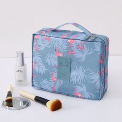 New Arrival Multifunctional Women Outdoor Storage Bag Toiletries Organize Cosmetic Bag Portable Waterproof Female Travel Make Up Cases Flamingo