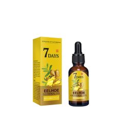 Hair Growth Products Ginger Fast Growing Hair Essential Oil Beauty Hair Care Prevent Hair Loss Oil Scalp Treatment For Men Women White 20ML