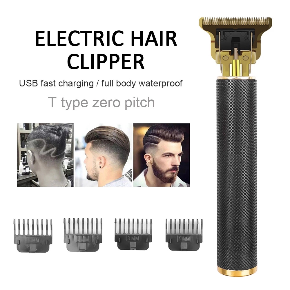 [Promotion] USB Electric Hair Cutting Machine Rechargeable Hair Clipper Man Shaver Trimmer Barber Professional Beard Trimmer Julie Fashion Store