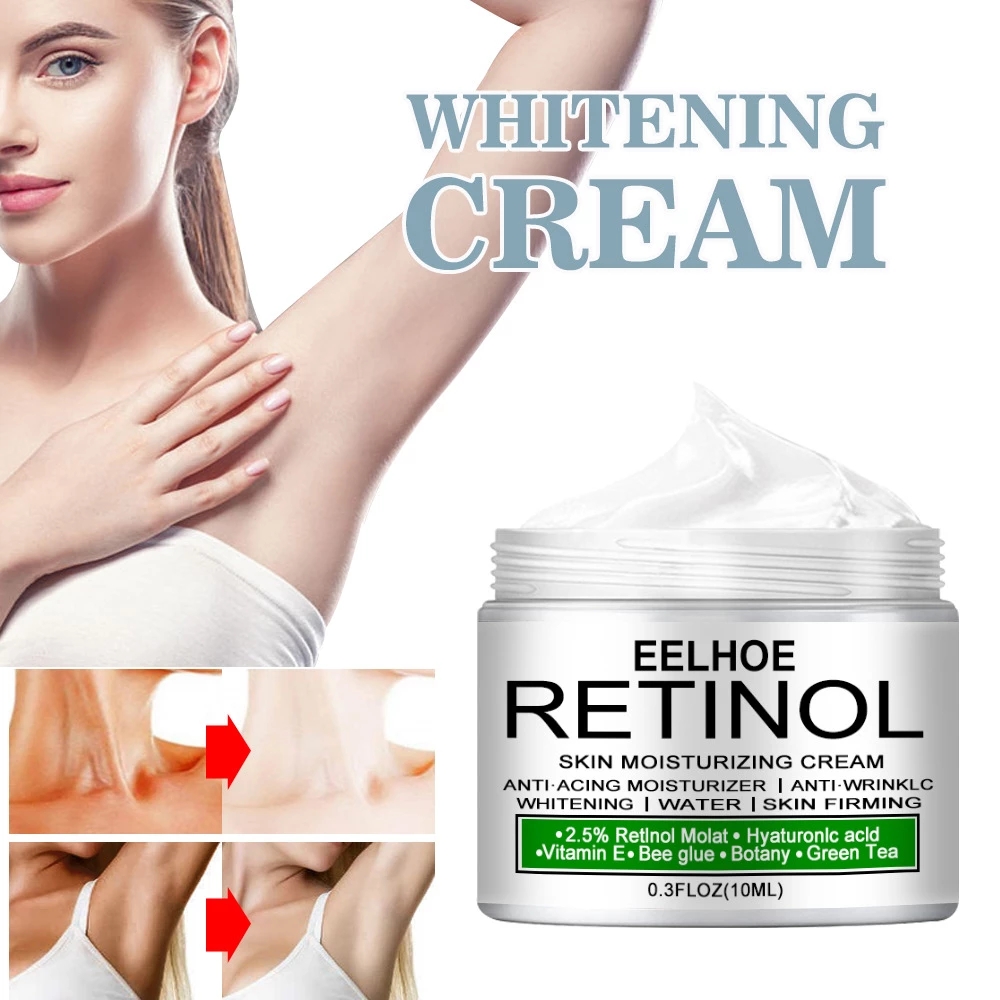 Body Whitening Cream Underarm Knee Buttocks Private Bleach Remove Melanin Pigmentation Improve Dull Nourish Brighten Skin Care