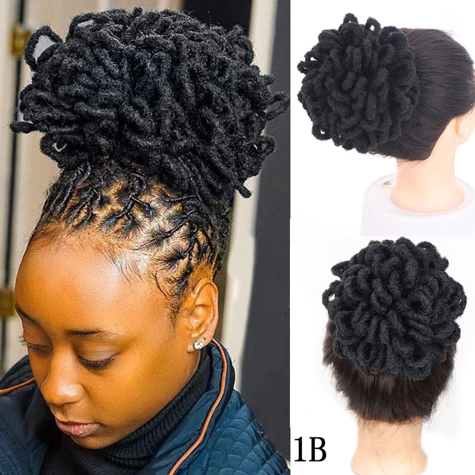 Exclusive discounts for Synthetic DreadLock Afro Puff Hair Bun