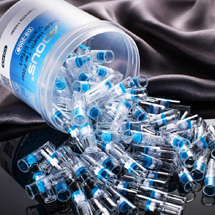 100pcs Disposable Cigarette Holder Healthy Disposable Smoking Filter Pipe Tobacco Cigarettes Reduce Tar Filter Holders