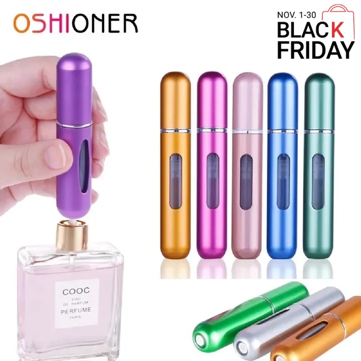 New Arrival Portable Mini Refillable Perfume Bottle With Spray Scent Pump Empty Cosmetic Containers Atomizer Bottle For Travel Tool