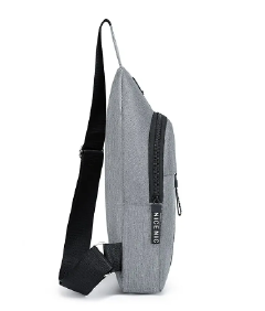 Chest Bag Fashion New Solid Color Men Chest Bag Outdoor Casual Fashion One Shoulder Crossbody Bag