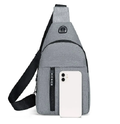 Chest Bag Fashion New Solid Color Men Chest Bag Outdoor Casual Fashion One Shoulder Crossbody Bag