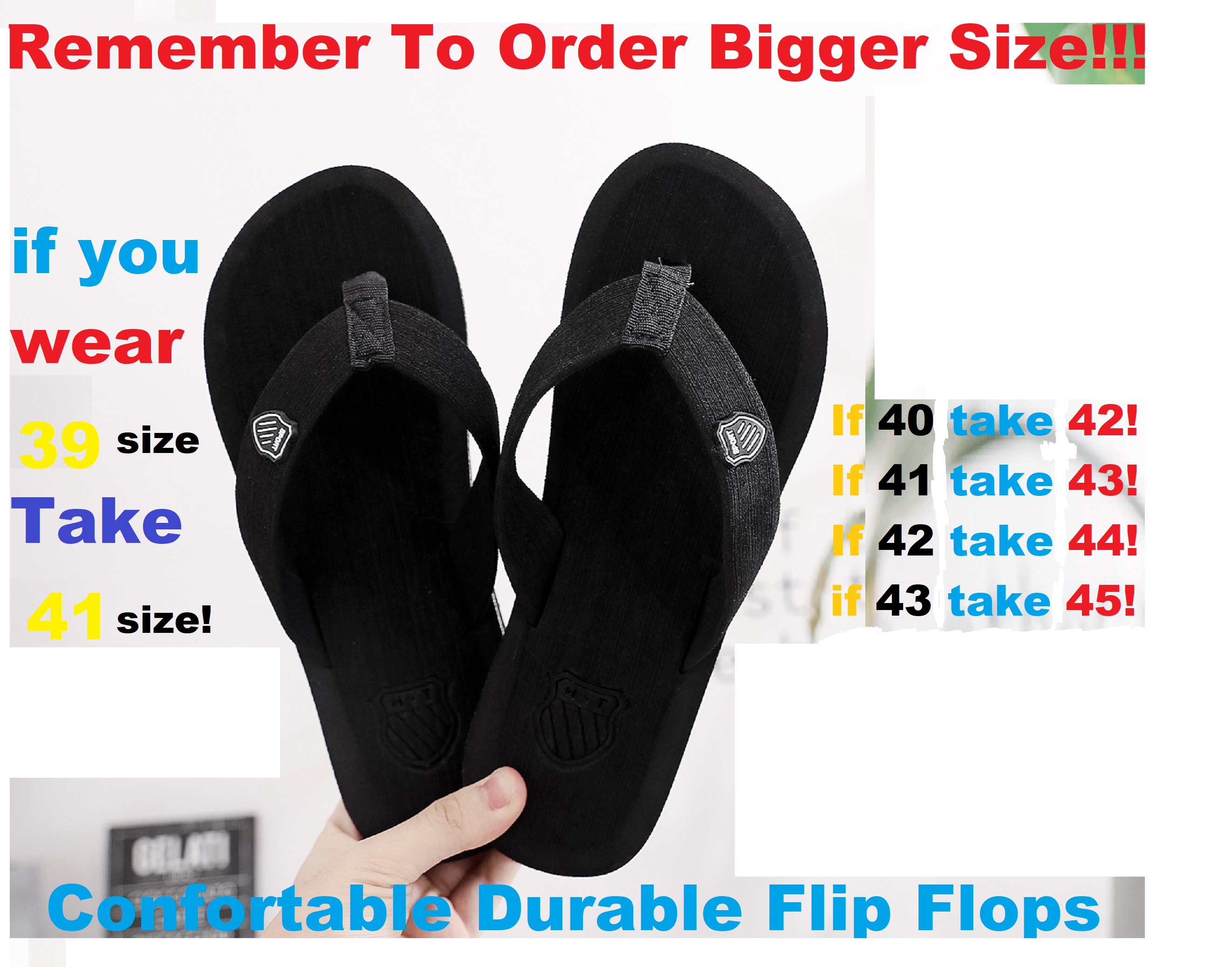 【Buy Bigger Size！】 Top Men and Women sandals beach Flip Flops Shes summer slippers high quality beach sandals non-slip zapatos hombre casual shoes Men's Shoes Sandals & Flip Flops