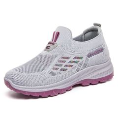 Women's casual running shoes mountaineering shoes ladies lace-up sports shoes girls comfortable athletic shoes students flats shoes sports shoes gym shoes 38 Gray