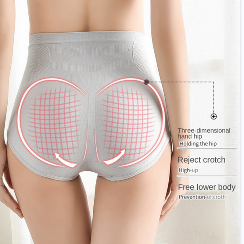 5PC colors random Woman's panties High waist shaping antibacterial panties  ladies tummy tuck buttock lifting seamless underwear girls briefs lingerie