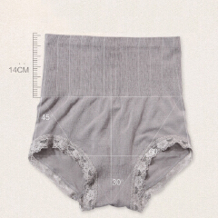 Thor 3 Pcs Women's underwear high-waist postpartum tummy tuck pants ladies hip Lift body sculpting pants Girls' lace panties Comfortable body briefs students Lingerie