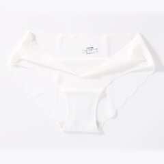 Thor 8PC colors random women's seamless ice silk panties soft thin light briefs ladies cotton crotch lingerie  comfy invisible briefs girls quick drying underwear