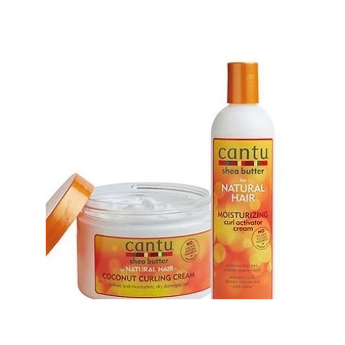 Cantu Coconut Curling Cream + Moisturizing Curl Activator Cream