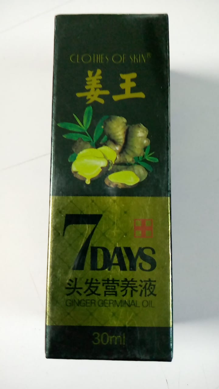 7 Day Ginger Germinal Oil Hair Growth - Hair Loss Thinning