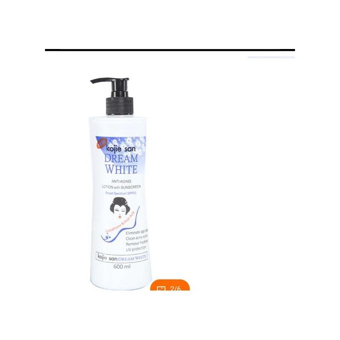 Kojic Acid Kojic San Dream White Anti-aging Lotion With Sunscreen SPF50