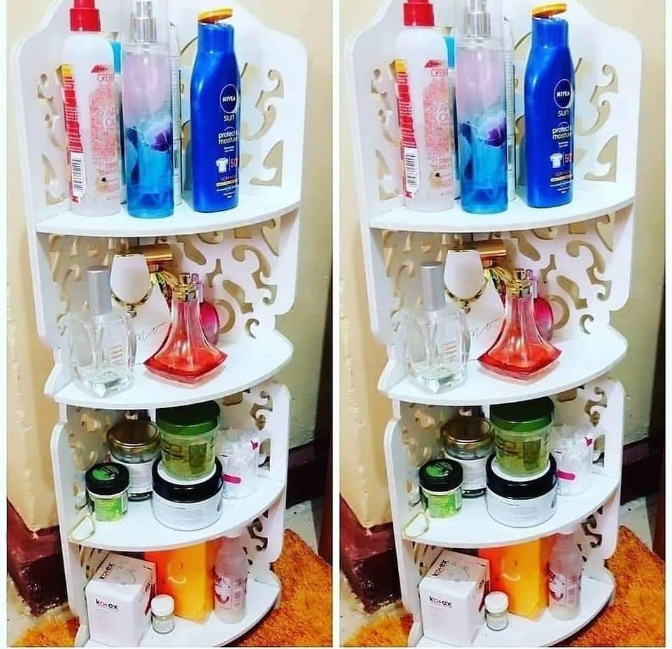 Triangle 3 layers Kitchen/bathroom  corner shelf Size 20cm✘80cm