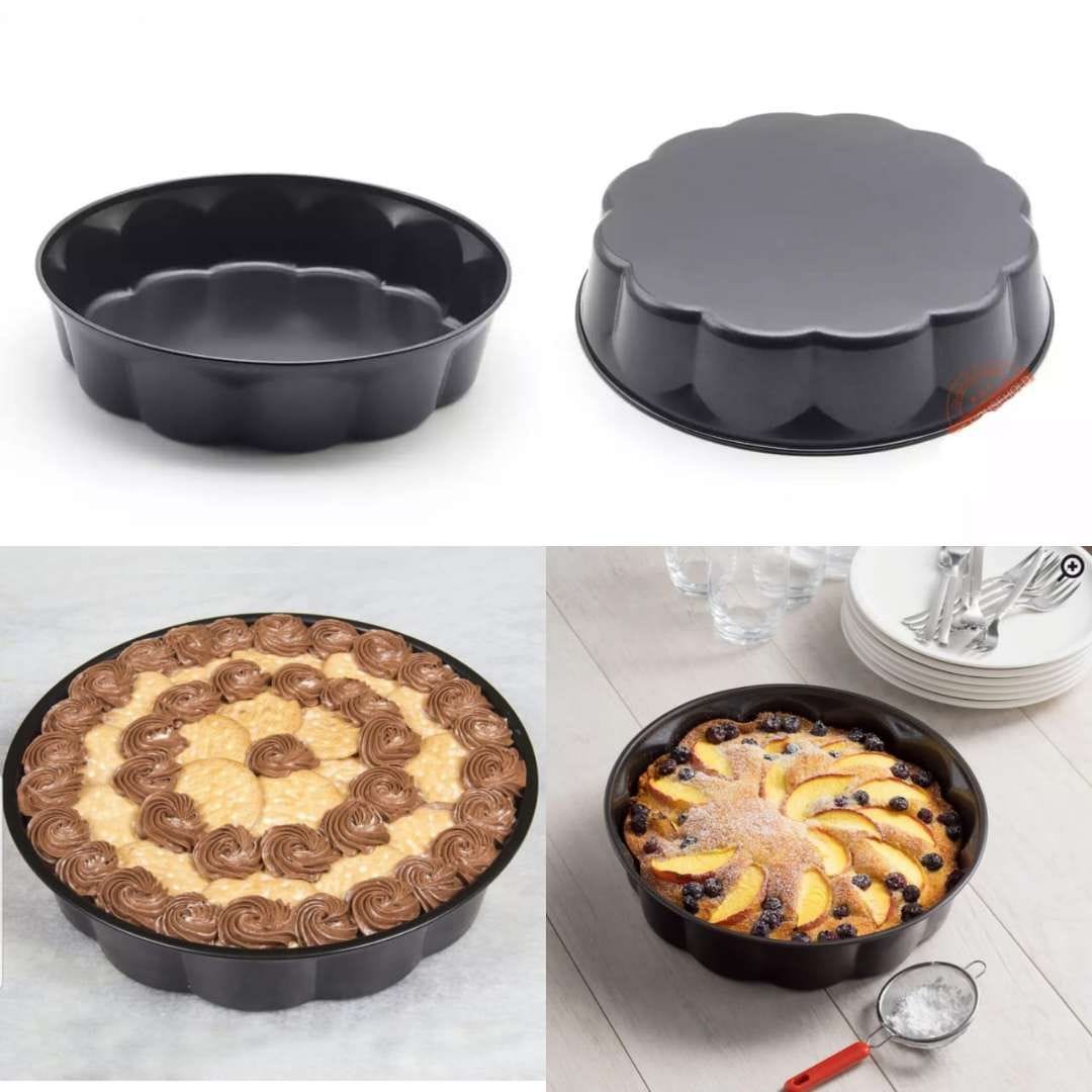 Quality Wavy Nonstic Kitchen  Baking Tin