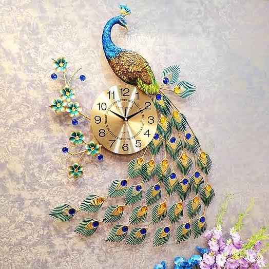 New Arrival, Classy and Beautiful Pea-Cock Wall Clocks Now available