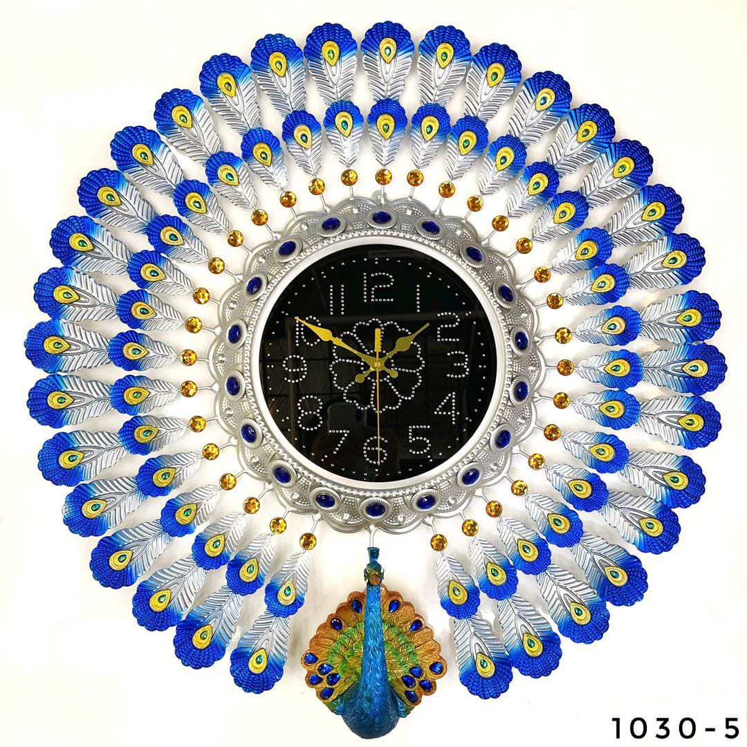 New Arrival, Classy and Beautiful Pea-Cock Wall Clocks Now available