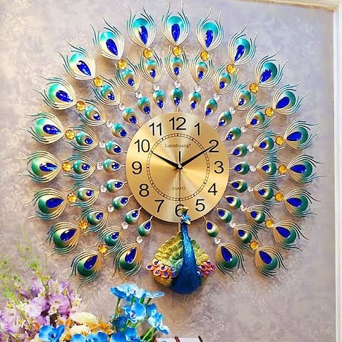 New Arrival, Classy and Beautiful Pea-Cock Wall Clocks Now available