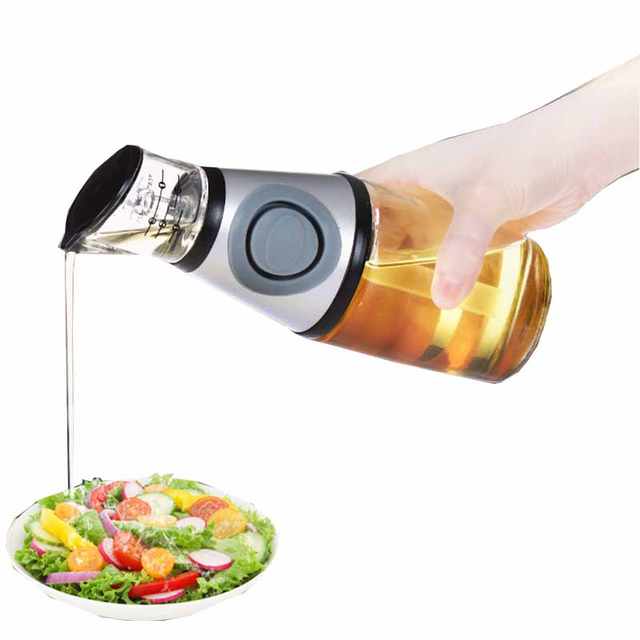 Kitchen Oil press and measure Bottle